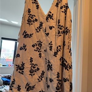 Abercrombie & Fitch White and Black Floral Mini Dress